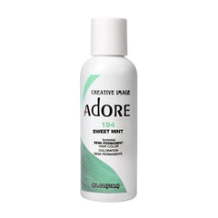 Adore Sweet Mint bottle closeup showing vibrant green color