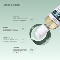 Advanced Clinicals collagen peptide cream close-up shows velvety texture.