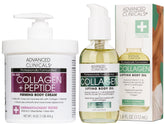Advanced Clinicals collagen peptide cream jar hydrates for firmer-looking skin.
