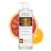 Advanced Clinicals Gentle Vitamin C Face Wash bottle pump for daily cleansing.