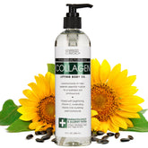 Advanced Clinicals Hydrating Collagen Oil bottle front for smooth hydrated skin