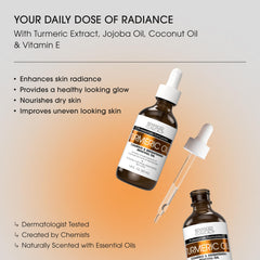 Advanced Clinicals Turmeric Oil Serum dropper closeup signaling nourishing dry-skin care