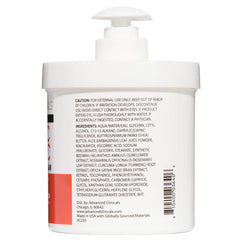 Advanced Clinicals Vitamin C Cream applied to face for smoother skin.