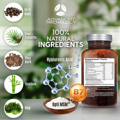Advanced Trichology FoliGROWTH measuring spoon suggests easy daily dosing.