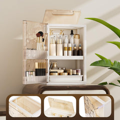 AERCIINC makeup organizer brush holder keeps brushes organized and ready