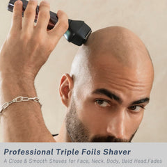 aesfee ipx7 waterproof trimmer for wet or dry use in shower