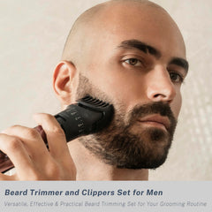 aesfee trimmer with powerful motor and stainless blades for smooth cuts