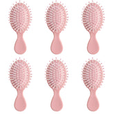 AESPAKO mini wet hair brush pink pack with soft cushions for gentle detangling.
