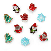 AEYURUID Christmas small claw clip patterns show festive styling for quick party-ready looks.