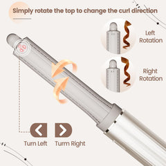 AFDD auto-wrap demonstration shows air-drawn curls easily.