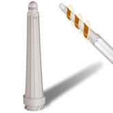 AFDD long barrel curling attachment close-up showing precise root lift for defined curls