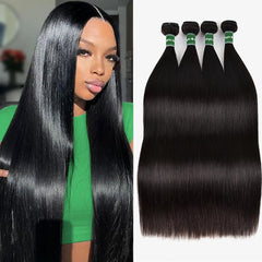Afeier straight bundles show true-length 20-26 inches for fuller, natural-looking hair