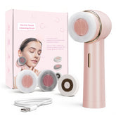 afeioft double-directional rotating teen cleansing brush closeup for pore-cleaning daily routine.