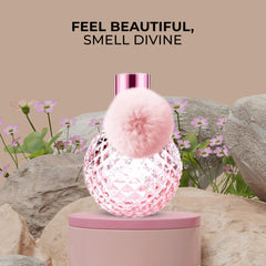 AFLUXE Sugar Candy top view reveals sleek bottle design for lasting allure.