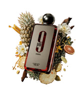 Afnan 9 PM Rebel bottle for versatile day or night fragrance.