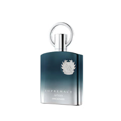 Afnan Supremacy Incense amber heart closeup reveals depth ideal for day-to-night wear.