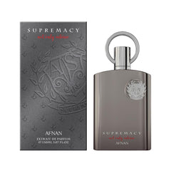Afnan Supremacy Not Only Intense cap close-up emphasizes premium packaging