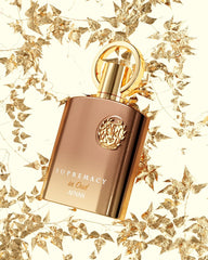 Afnan Supremacy Oud middle notes image highlights oud and sweetness for refined depth.