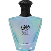 Afnan Turathi Electric EDP bottle front for daytime wear and versatile elegance.