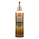 African Pride Black Castor Miracle Braid Rinse bottle for scalp cleansing.