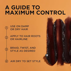 African Pride Black Castor Oil nourishment image showcasing scalp nurture and root care.
