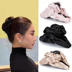 Agirlvct cloud hair clip silk texture for smooth styling and gentle grip.