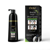Agthyuve Dexe Hair Dye Shampoo bottle front shows a safe, easy at-home color option