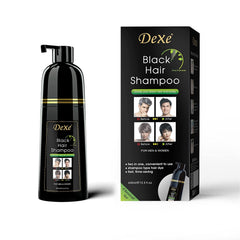 Agthyuve Dexe Hair Dye Shampoo bottle front shows a safe, easy at-home color option