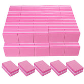 AhaTopia 180/240 grit nail buffers 100-pack for on-the-go salon prep