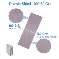 AhaTopia nail buffer block application-ready image illustrating prep before polish.