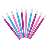 AHIER dual-tipped cuticle pusher with ergonomic handle for comfortable manicure prep.