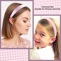 AHONEY pink headbands knotted style for playful looks with secure grip