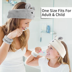 AHONEY wristbands-absorbent close-up shows water protection during washing.