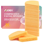 AIDEA 96-count facial sponges pack for gentle cleansing and everyday skincare routines.