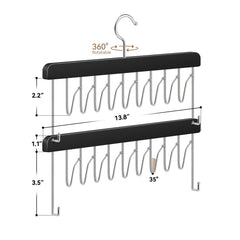AIHOPESTO adjustable spacing demonstrates versatile organization for hairpieces