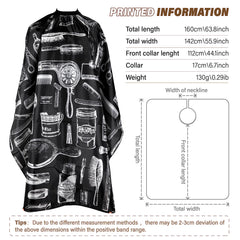 AIHOPESTO barber cape with adjustable neck for comfortable haircuts