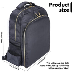 AIHOPESTO Barber Travel Backpack side compartments enable quick access to clippers and combs
