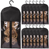 AIHOPESTO wig storage hanger dustproof design keeps wigs clean and ready