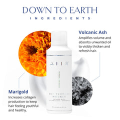 AIIR Dry Texture Mousse on damp hair delivers natural lift