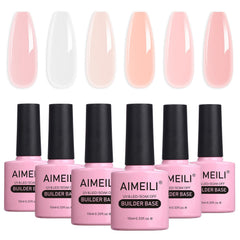 AIMEILI Builder Base Clear Gel bottle for precise layer-building