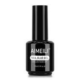AIMEILI Hema Free 2in1 nail glue gel bottle for fast adhesion and durable wear
