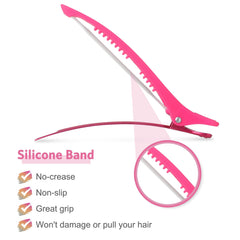 AIMIKE duckbilled clips with teeth grip hair securely during styling