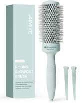 AIMIKE NaturaVol Round Brush showing front design for effective blowouts.