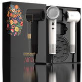 AINA Hair Dryer with brushless motor highlights powerful, quiet airflow for fast styling