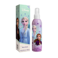 Air-Val Disney Frozen II Kids Body Spray bottle providing gentle, long-lasting fragrance for daily wear.