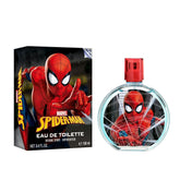 Air-Val Spiderman Ultimate bottle on desk with citrus freshness.