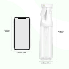 aireza spray bottle for hair styling shows feather light trigger