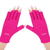 AIRSEE UV Gloves for nail art protect hands with 99% UV shielding.