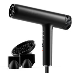 Airyomi hair dryer with brushless motor delivering fast drying and reduced heat exposure