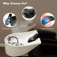 AISEELY neck rest non-slip design stays in place during washing